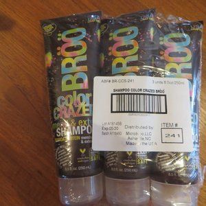 Broo Color Crazed mend & extend Shampoo: 1 Pk of 3